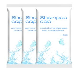 Rinse Free Shampoo Cap eliminabile, cappuccio paziente impermeabile di cura personale di igiene