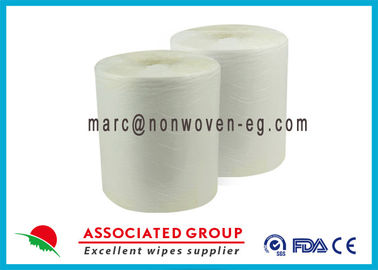 White Soft Spunlace Nonwoven Fabric Durable Reusable For Home