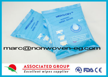 Body Wet Wash Glove With Hypoallergenic And Dermatologically Tested Washing Lotion