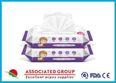 Naturally Slightly Acidic Biodegradable Wet Wipes For Babies Use , Xylitol Added