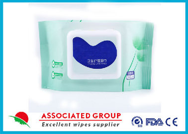 Delicate Antibacterial Adult Wet Wipes , Hypoallergenic Adult Wash Cloths 30 Pcs