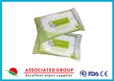 Portable Unscented Baby Wipes Alcohol Free Non - allergenic For Kids , 10pcs*6