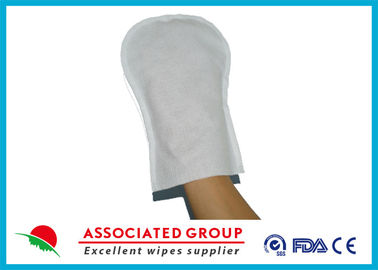 Pearl / Plain Pattern bathroom cleaning gloves For Body Cleansing , Smooth And Fresh