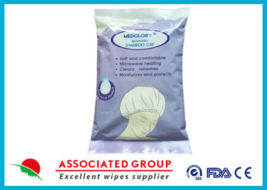 Soft Moistened Rinse Free Shampoo Cap With Conditioner Microwave Heating