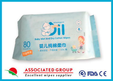 Comfortable Disposable Dry Wipes Not Remove Flocculation 80 Counts Per Pack