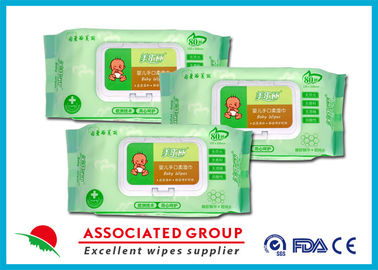Scent Free Biodegradable Baby Wipes Small Dot Towel Feeling Gentle Formula 80PCS