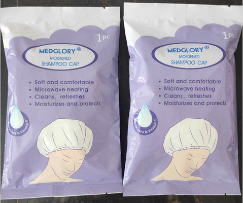 Disposable Rinse Free Shampoo Cap Patient Hygiene Personal Care Cap