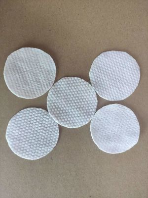 6cm Round Makeup Remover Dry Wipes 65g TRUTZSCHLER Spunlace Nonwoven Fabric