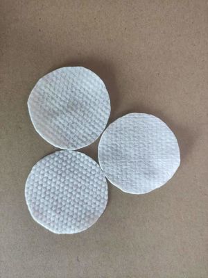 6cm Round Makeup Remover Dry Wipes 65g TRUTZSCHLER Spunlace Nonwoven Fabric