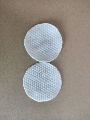 6cm Round Makeup Remover Dry Wipes 65g TRUTZSCHLER Spunlace Nonwoven Fabric