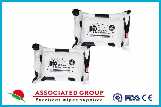 Moisturizing Cotton Makeup Remover Wipes, Added Milk Essence, Clean And Refreshing