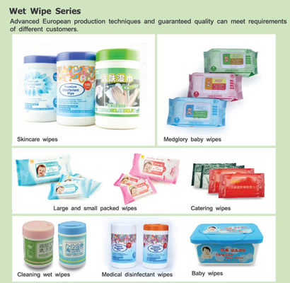 36 Pcs Lemon  Flavor Kitchen Cleaning Wet Wipes 70g Spunlace Nonwoven Fabric