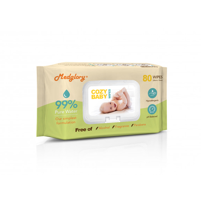 Alcohol Free Baby Wet Wipes Clinically Proven Mild Hypoallergenic Dermatologist Tested