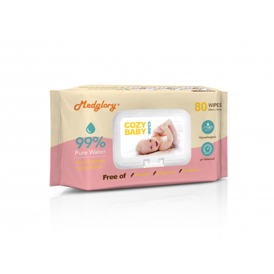 Alcohol Free Baby Wet Wipes Clinically Proven Mild Hypoallergenic Dermatologist Tested