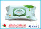 Spunlace Material Baby Wet Wipes Olive Effective & Protective 15 * 20cm Size