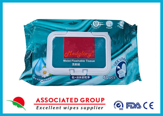 Accipiccioli bagnati (3 X 40 conteggi) Prodotti a base di fibre vegetali Confezionati con estratto di camomilla e liquirizia