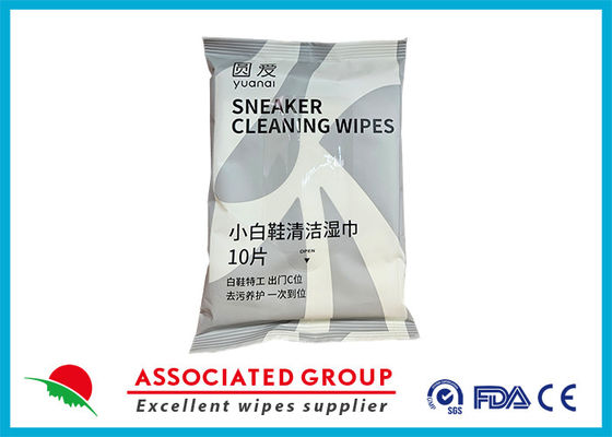 Pulizia di sneaker Yuanai asciugamani bagnati sicuri da usare su cuoio, tela, maglia e varie maglieria