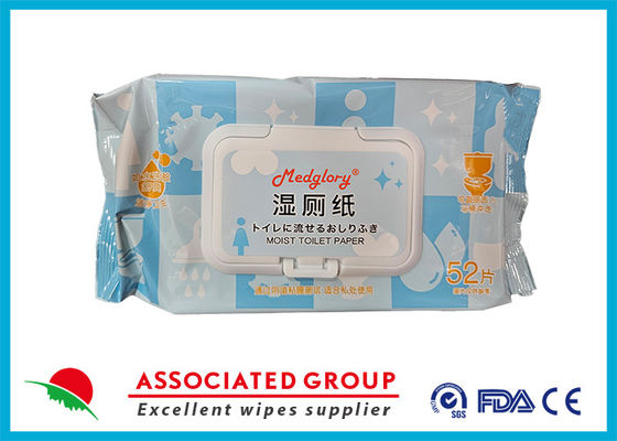 Tissuto bagnato idraulico flushable ISO verificato, sicuro da sciacquare