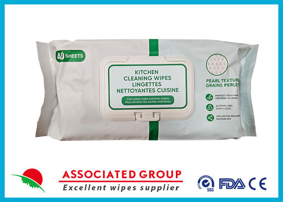 Pulizia della cucina asciugamani bagnati, profumo di limone e aria fresca, disinfettanti / detergenti / disinfettanti / deodoranti, 80 conti (2 confezioni di 40)