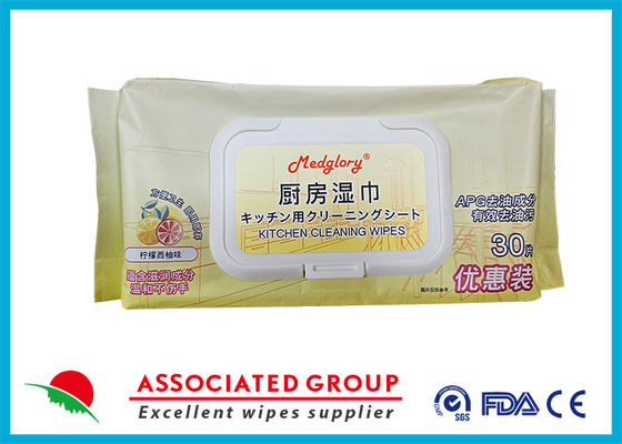 Rimozione di olio e grasso Disinfezione superficiale Pulizia domestica asciugamani bagnati asciugamani da cucina asciugamani da cucina 30pcs