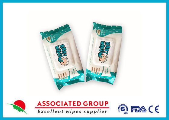 Tissu crosso morbido per la cura della pelle Bambino asciugamani bagnati Nessuna irritazione 45g Peso ipoallergenico per la pelle sensibile